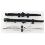 Three (3) Pellet/BB Gun Scopes - Good, Clear