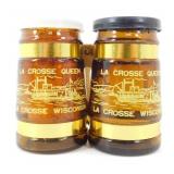 2 Vintage La Crosse Queen/Indian Statue Mini Mugs