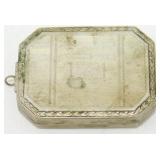 Vintage Silver Plate Makeup Case?