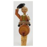 ANRI Wooden Moving Bottle Stopper - German?