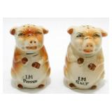 * Vintage Pig Salt & Pepper Shakers