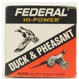* Vintage Federal Duck & Pheasant Shotgun Shell