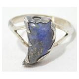 Vintage Sterling Silver Crescent Moon Shaped