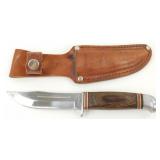 Vintage Sharp Brand Fixed Blade Hunting Knife
