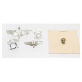 Vintage Sterling Air Force Pins