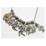 Very Ornate Old Sterling Necklace - 20.56 grams