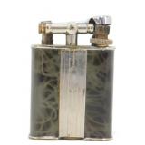 Vintage Golden Wheel Marble Lift Arm Lighter