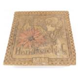 Vintage Wooden Handkerchief Box