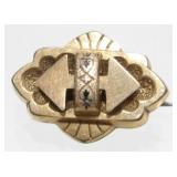 Antique Fancy Pin - Tested 10k Gold, Guaranteed,