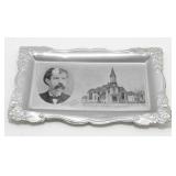 Antique Aluminum Pin Tray from Methodist Church -