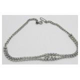 Vintage Rhinestone Choker - 15ï¿½ Long