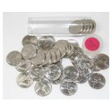 Solid Date Roll (40 Coins) of Buffalo Nickels -