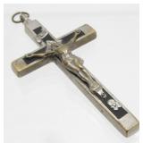 Antique Crucifix for Necklace or Wall - 3 ï¿½ï¿½ x 2ï¿½
