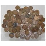Group of 100 Lincoln Wheat Cents
