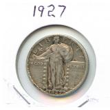 1927 Standing Liberty Silver Quarter