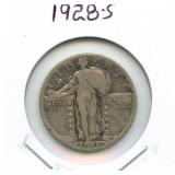 1928-S Standing Liberty Silver Quarter