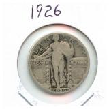 1926 Standing Liberty Silver Quarter