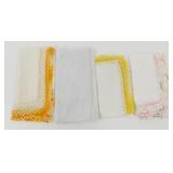Vintage Grouping of Hankies, Including Tatted and
