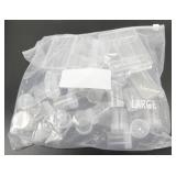 Assortment of Plastic Craft Containers (Beads,