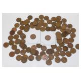 (100) Canadian One Cents