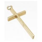 14K Yellow Gold Cross - 0.56 grams