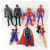 7 Large Action Figures