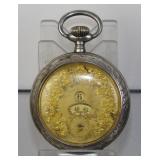 Sandoz-Boucherim Swiss Sterling 925 Pocket Watch,