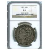 1892-S Morgan Silver Dollar - NGC F12