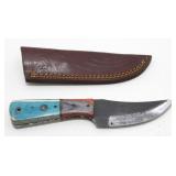 New Carbon Steel Persian Knife with Leather
