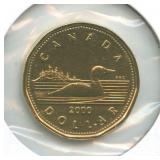 2000 Canadian Loonie $1 Proof Coin
