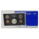 1969 United States Proof Set - 40% Silver Half