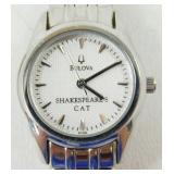 Vintage Bulova Shakespeareï¿½s Cat Ladies Silver