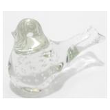 * Vintage Glass Bird Paperweight - Controlled