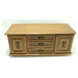 * Vintage Wooden Jewelry Music Box