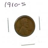 1910-S Lincoln Wheat Cent