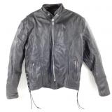 * Hot Leathers Insulated Leather Coat, Size 40 -