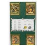 Super Bowl 2 Green Bay Packer Plaque with Cards