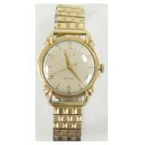 Vintage Gold Tone Bulova Duo Wind Automatic Menï¿½s