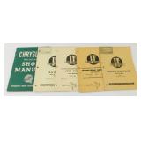 Shop and Service Manuals