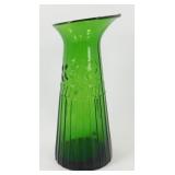 * Vintage Green Glass Pitcher Carafe Vase, 9 ï¿½ï¿½