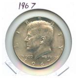 1967 Kennedy Silver Half Dollar