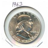 1963 Franklin Silver Half Dollar