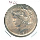 1922 Peace Silver Dollar