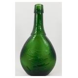 * Vintage Green Glass Wheaton Glass Company Union