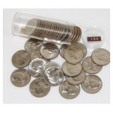 Very Nice Roll of Solid Date 1967 U.S. Quarters