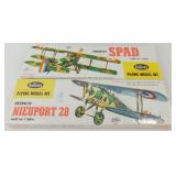 * 2 Wooden Airplane Model Kits - 1 Sealed