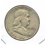 1952-D Franklin Silver Half Dollar