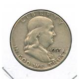 1953-D Franklin Silver Half Dollar