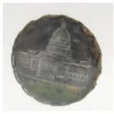 Antique 1880ï¿½s Pin - Washington DC Capital