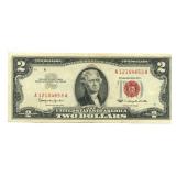 1963 $2 Red Seal Legal Tender U.S. Note